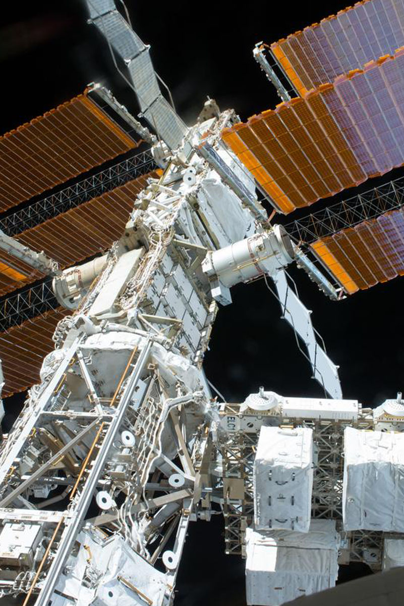 International Space Station thermal blanketing